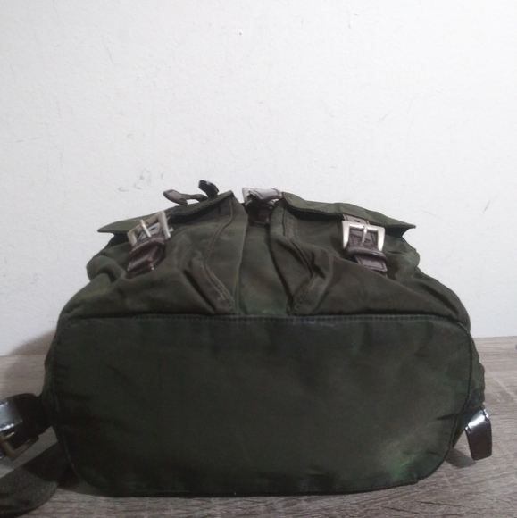 Authentic Prada Small Army Green Backpack - Picture 7 of 10